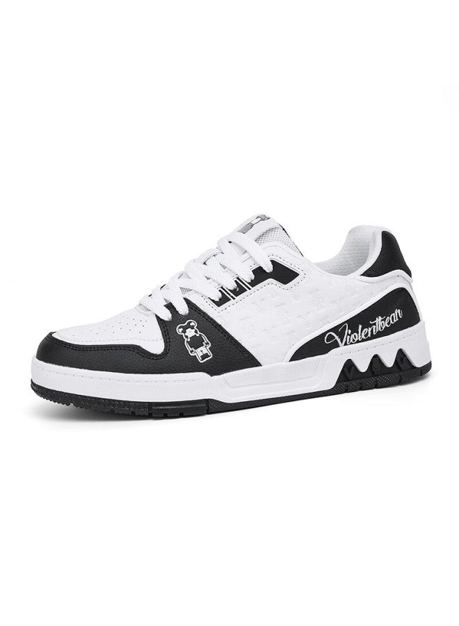 Violentbear Men's Spring/summer New Style Board Shoes Men's Casual Shoes Breathable Cowhide Height Increasing Trendy Shoes Couple Women's Shoes All-match Men's Shoes - Image 3