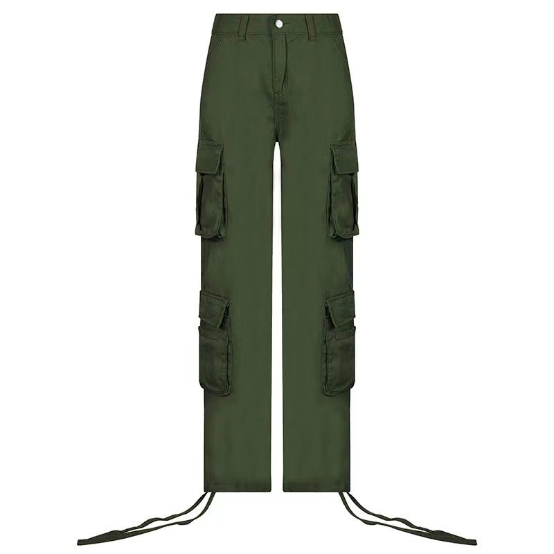 New Women'S Street Hip Hop Low Waist Fashion Fixture Denim Trousers Casual Pants - Image 5