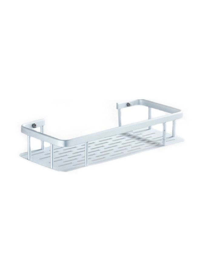 NIBEMINENT Wall Mounting Hanging Rack Silver 31.5x14x4.65cm