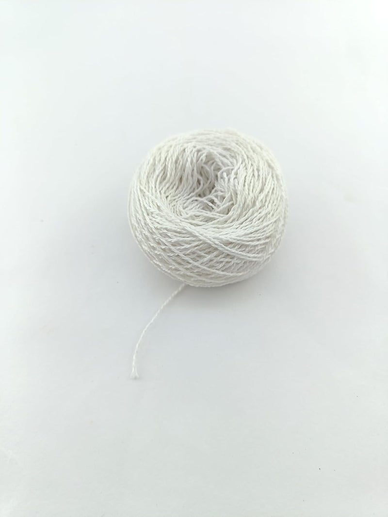 advancedestore advancedestore (Pack of 4)-60m Natural White Macrame Cord, Cotton Colour Dori for Wall Hanging Plant Hanging Craft Making, - Image 3