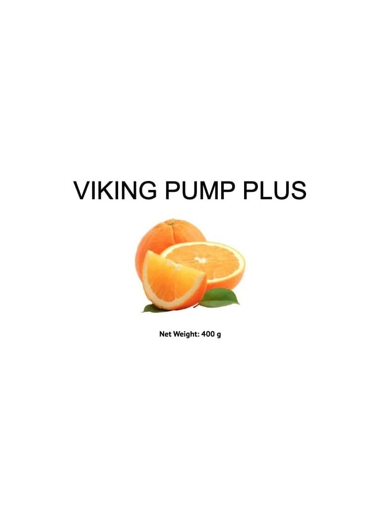 VIKING FORCE LABORATORIES - Viking Pump Plus- Orange Flavour Food Supplement, 400g - Image 1