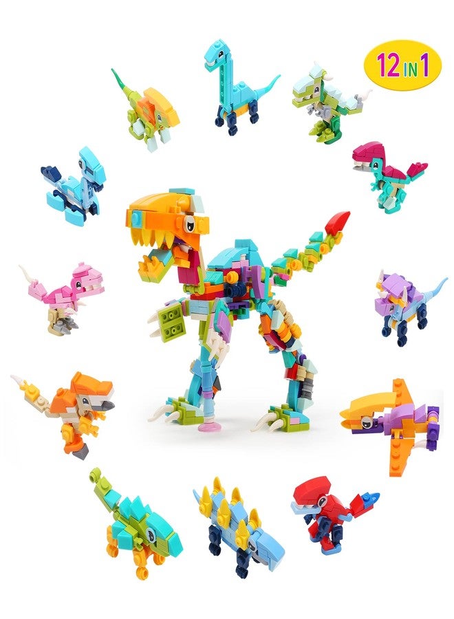 CUTE STONE 12 Pack Filled Easter Eggs with Dinosaur Building Blocks Sets, Easter Basket Stuffers Easter Party Favors for Boy, Girls and Kids - Image 5