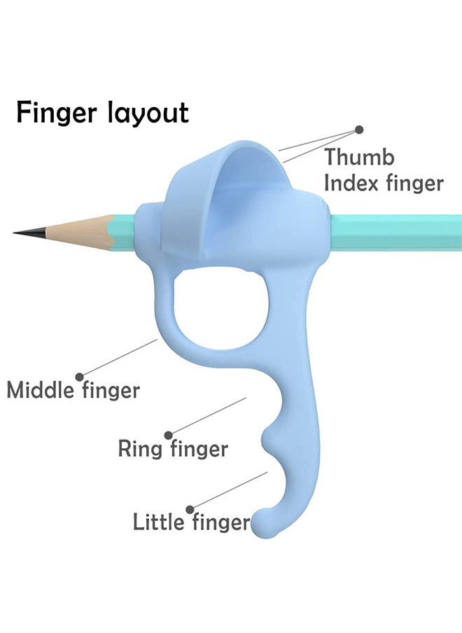 Generic - 4 Pcs Pencil Grips, Ergonomic  Pencil Grippers, for Kids Handwriting Toddlers Beginners Kindergarten Classroom Supplies - Image 1
