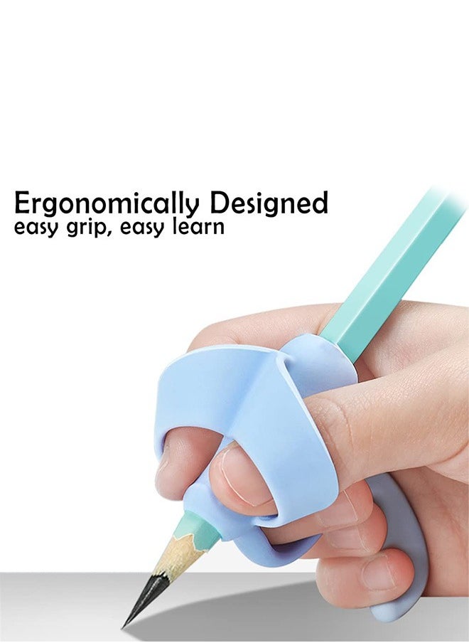 Generic - 4 Pcs Pencil Grips, Ergonomic  Pencil Grippers, for Kids Handwriting Toddlers Beginners Kindergarten Classroom Supplies - Image 1