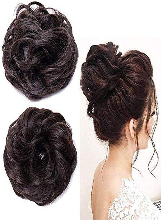 Ekan Messy Frill Hair Bun Juda Maker For Girls And Women 2 Pcs - Image 1