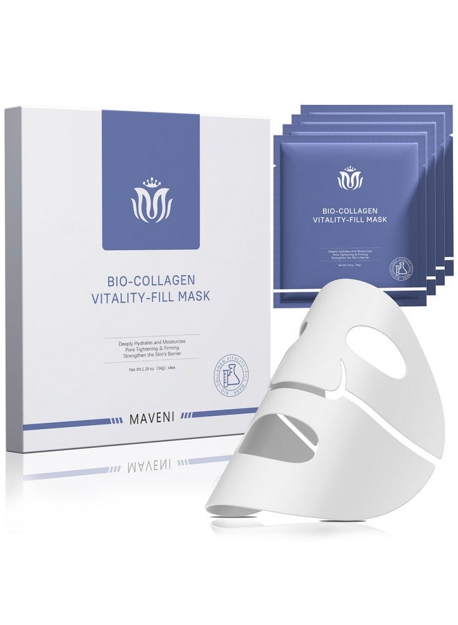 MAVENI Bio-Collagen Face Masks, Real Deep Collagen Mask, Vitality-Fill Deep Hydrates, Facial Hydrogel Masks | TikTok Trend Items | Korean Skin Care - Image 1