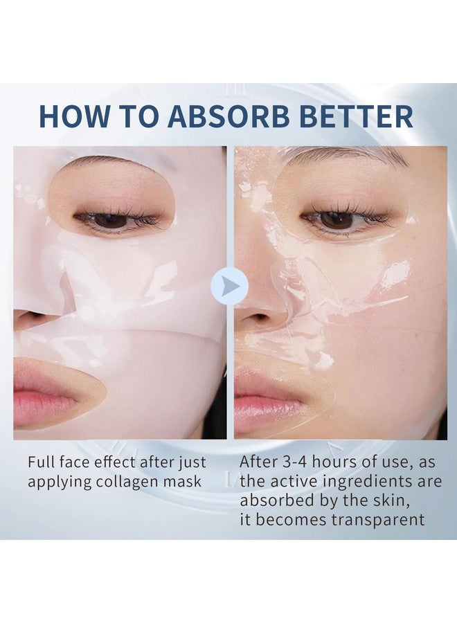 MAVENI Bio-Collagen Face Masks, Real Deep Collagen Mask, Vitality-Fill Deep Hydrates, Facial Hydrogel Masks | TikTok Trend Items | Korean Skin Care - Image 3