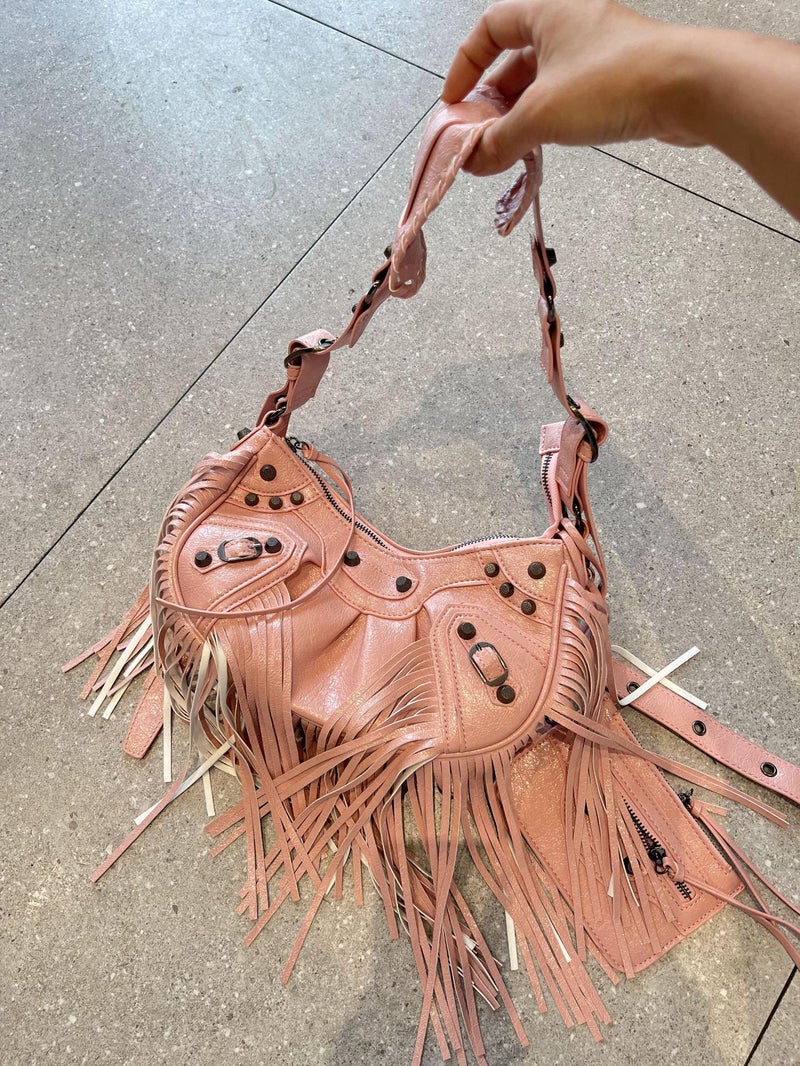 Internet Famous Tassel Rivet Niche Motorcycle Bag Women'S Fashion Girl Shoulder Underarm Bag Messenger Bag - Image 4