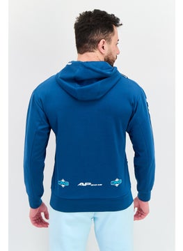 Men Hooded Plain Long Sleeves Sweatshirt, Sage Blue - pzsku/Z50F4528BCC4F140FC841Z/45/_/1737728033/ae20ce09-ed21-41c3-9708-d9c1d63ef991