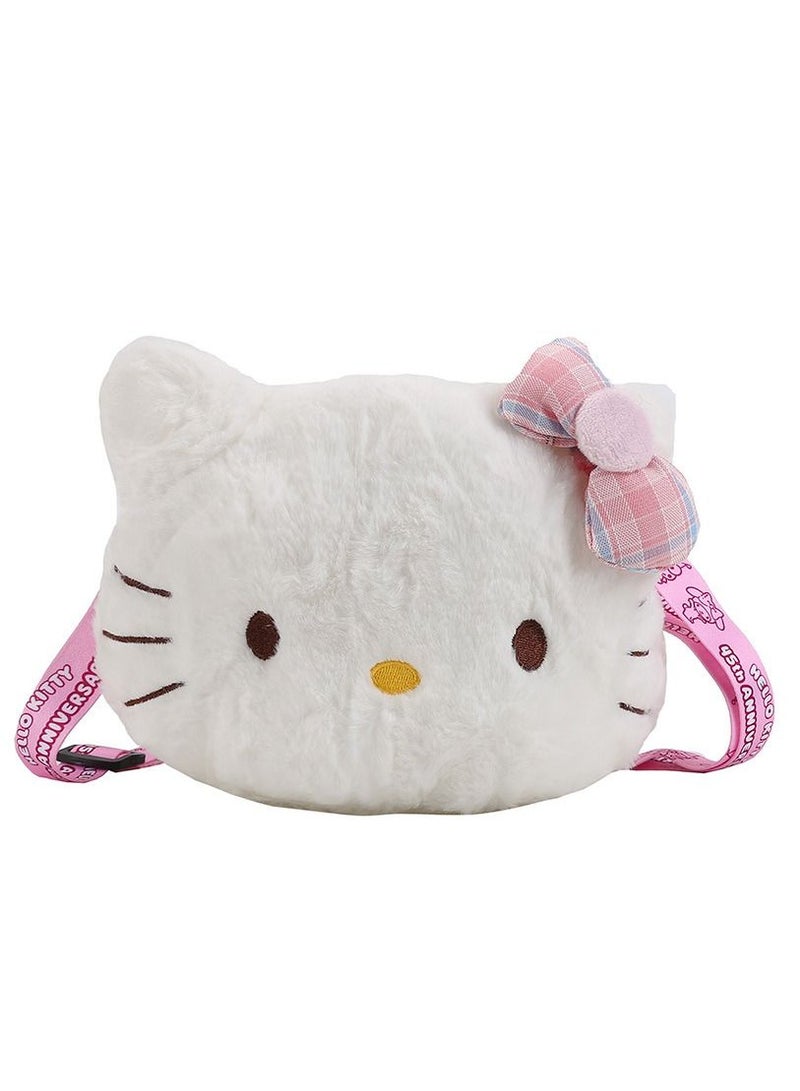 HelloKitty Plush Cartoon Doll Girl Messenger Bag Toy  - Image 1