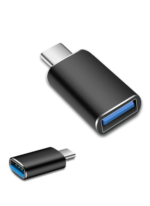 USB USB to C 3.0 Adapter，OTG USB Female to C Male Adapter，5Gbps USB C 3.1 Adapter Compatible with MacBook Pro, iPad Pro, Galaxy Note20 Ultra, Laptops, Power delivery and More