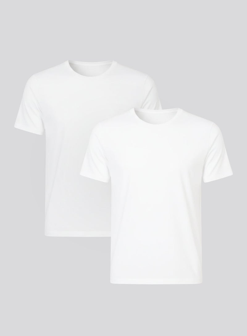 Just Nature Soft Cotton 2-Pack Undershirt - Image 2
