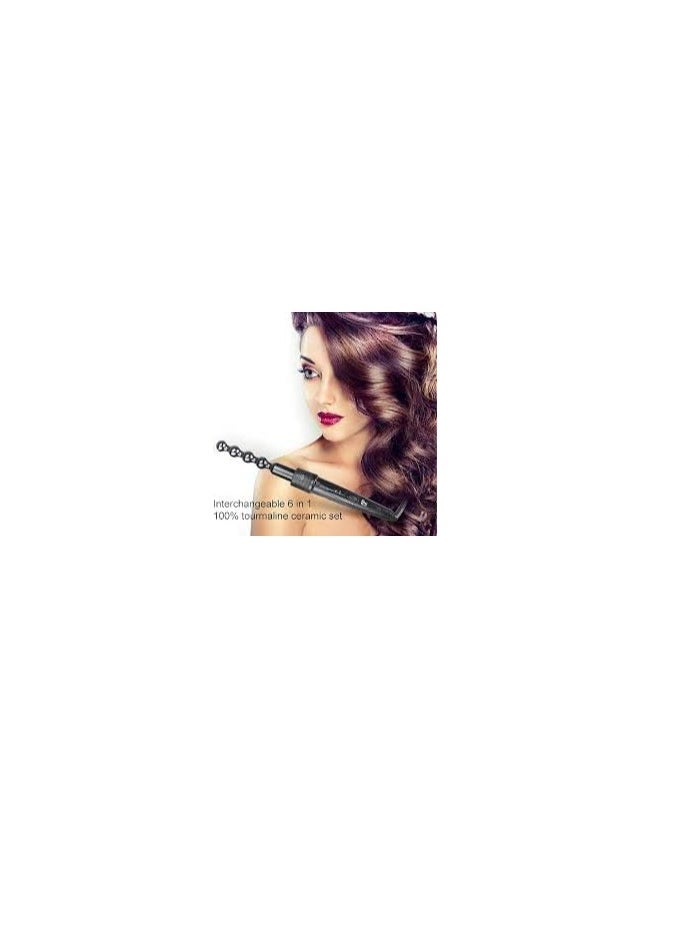 ENZO 4-in-1 Hair Curling Machine for Tight and Loose Curls EN-9119, Multi-Color.  - Image 2