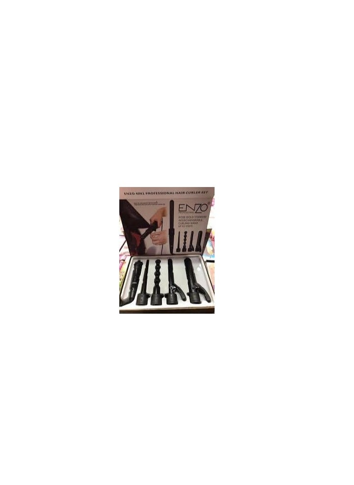 ENZO 4-in-1 Hair Curling Machine for Tight and Loose Curls EN-9119, Multi-Color.  - Image 4