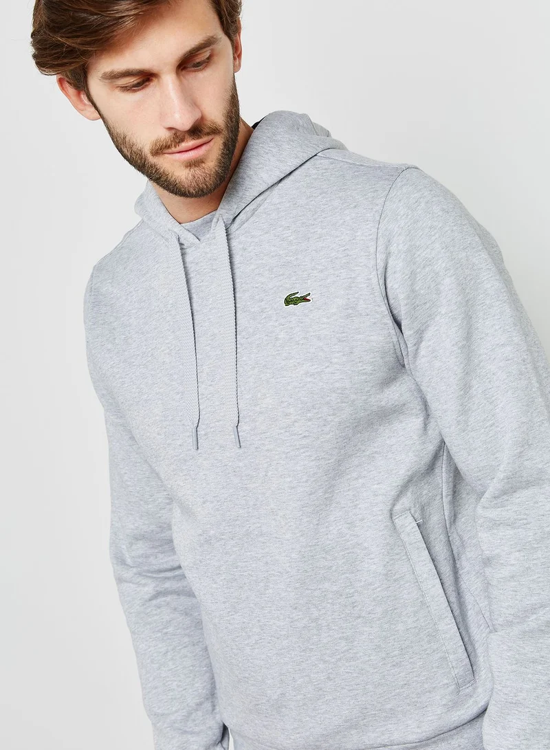 LACOSTE Logo Croc Hoodie