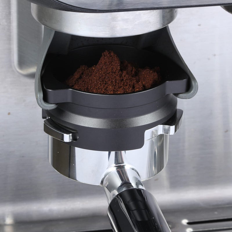 FIRJOY 54mm Espresso Dosing Funnel for Breville Barista Portafilters (Aluminum Alloy-Silver) - Image 2