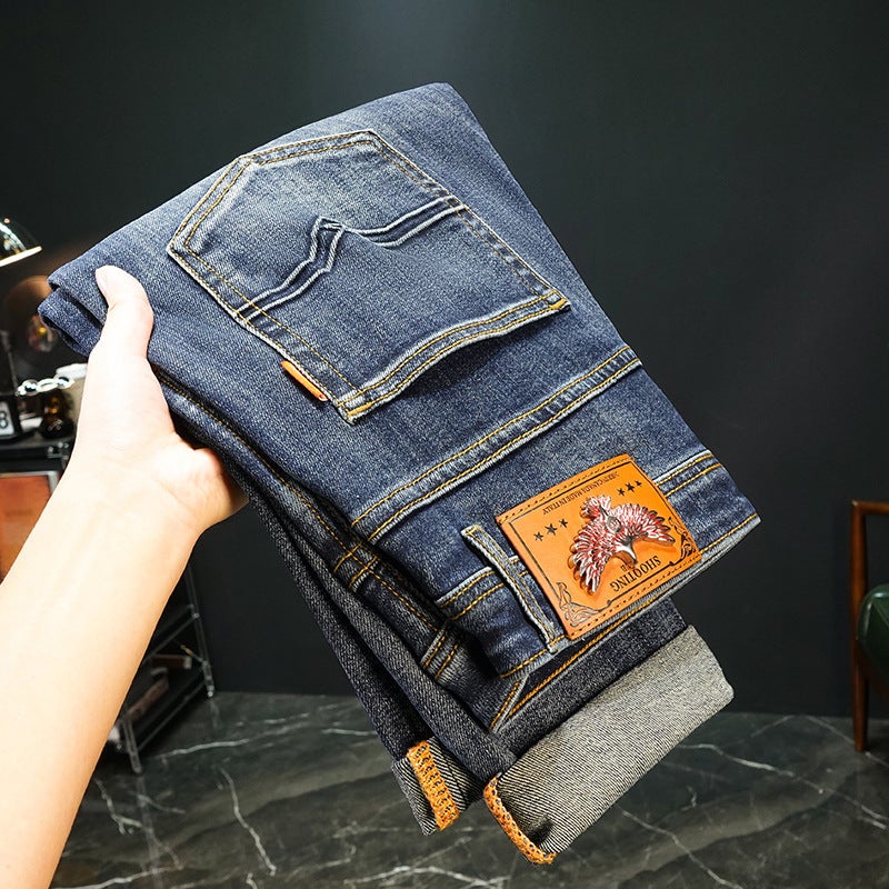 Unisex Classic Denim Jeans Loose Fit Daily Outdoor Wear - Image 5