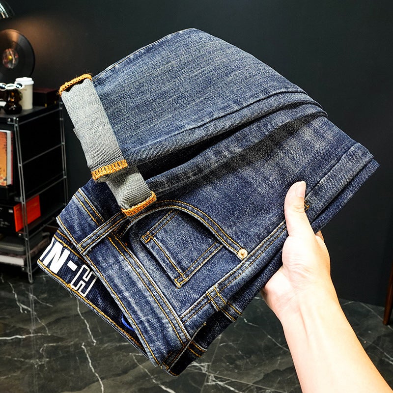 Unisex Classic Denim Jeans Loose Fit Daily Outdoor Wear - Image 3