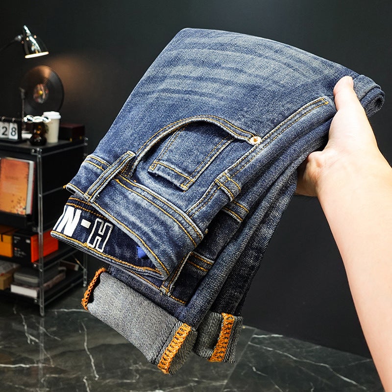 Unisex Classic Denim Jeans Loose Fit Daily Outdoor Wear - Image 4