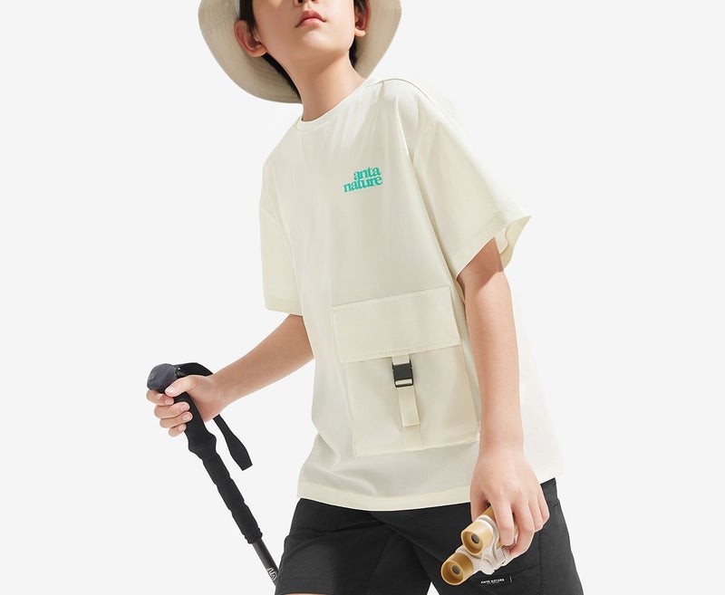 ANTA Kids Nature Tee – Soft, Breathable Outdoor Casual T-Shirt - Image 2