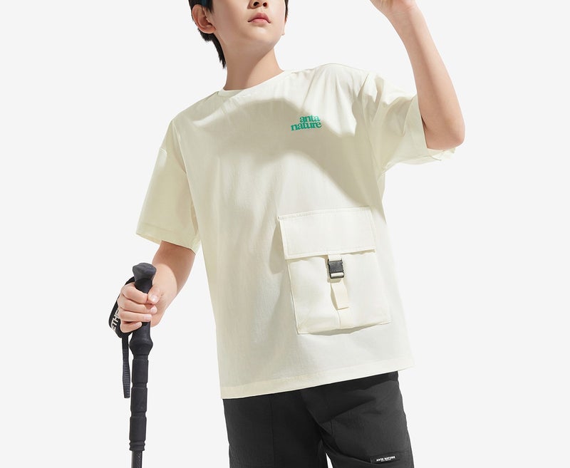 ANTA Kids Nature Tee – Soft, Breathable Outdoor Casual T-Shirt - Image 1