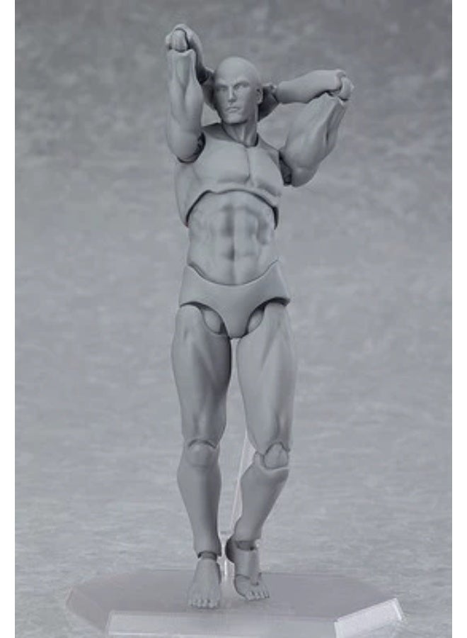 Figure Body, Fully Articulated Drawing Mannequin with Stand, Artist Sketch Model for Painting, Animation & Sculpture