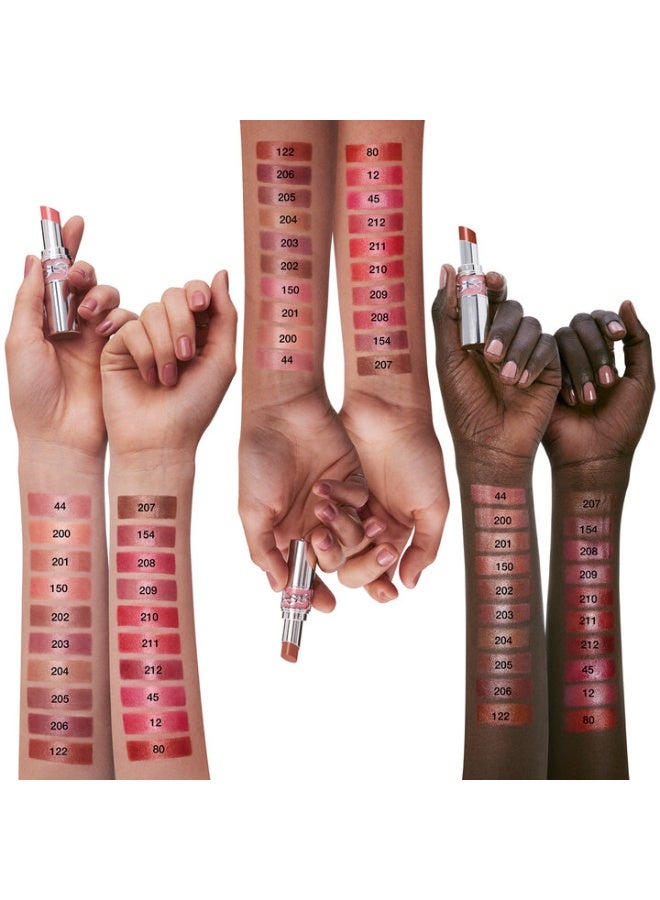 ایو سن لوران أحمر شفاه لوف شاين ويت شاين من إيف سان لوران، لون 201 روزوود بلاش، 3.2 غرام - Image 4