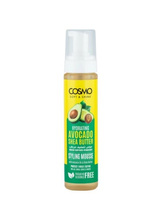 Soft And Shine Moisturizing Styling Mousse with Avocado And Shea Butter 250ml