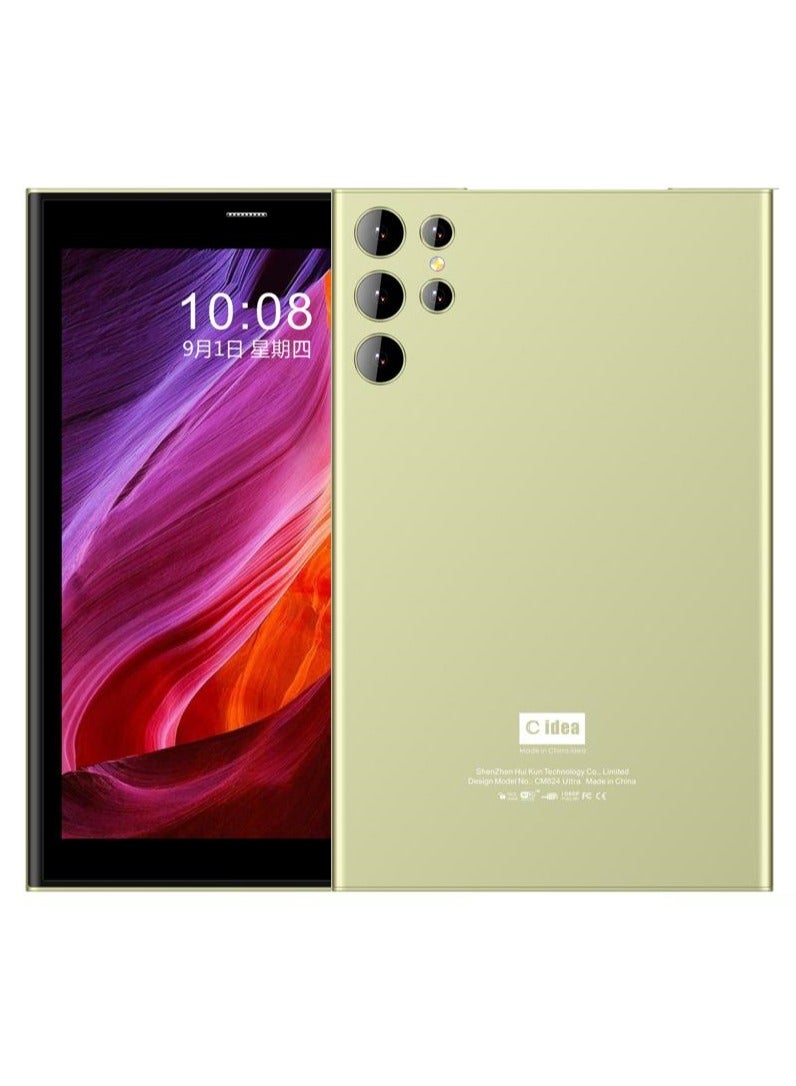 سي آيديا CM824 التابلت الذكي للأطفال 8 إنش بذاكرة RAM سعة 8GB وذاكرة تخزين 512GB وشريحة SIM واحدة 5G باللون الأصفر - النسخة الدولية - Image 1