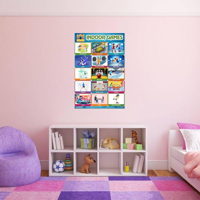 ESCAPER لوحات ألعاب داخلية لتعلم الأطفال (11.5 × 17.5 بوصة) ، لوحة ألعاب داخلية ، مواد دراسية للأطفال ، لوحات تعليمية للأطفال ، كتب تعلم للأطفال ، كتب للأطفال - Image 5