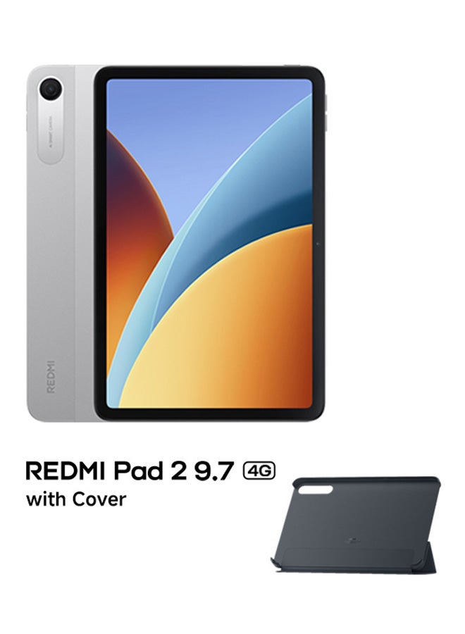 Xiaomi Pad 2 9.7 Silver 4Gb Ram 128Gb 4G Inbox Cover - Image 1