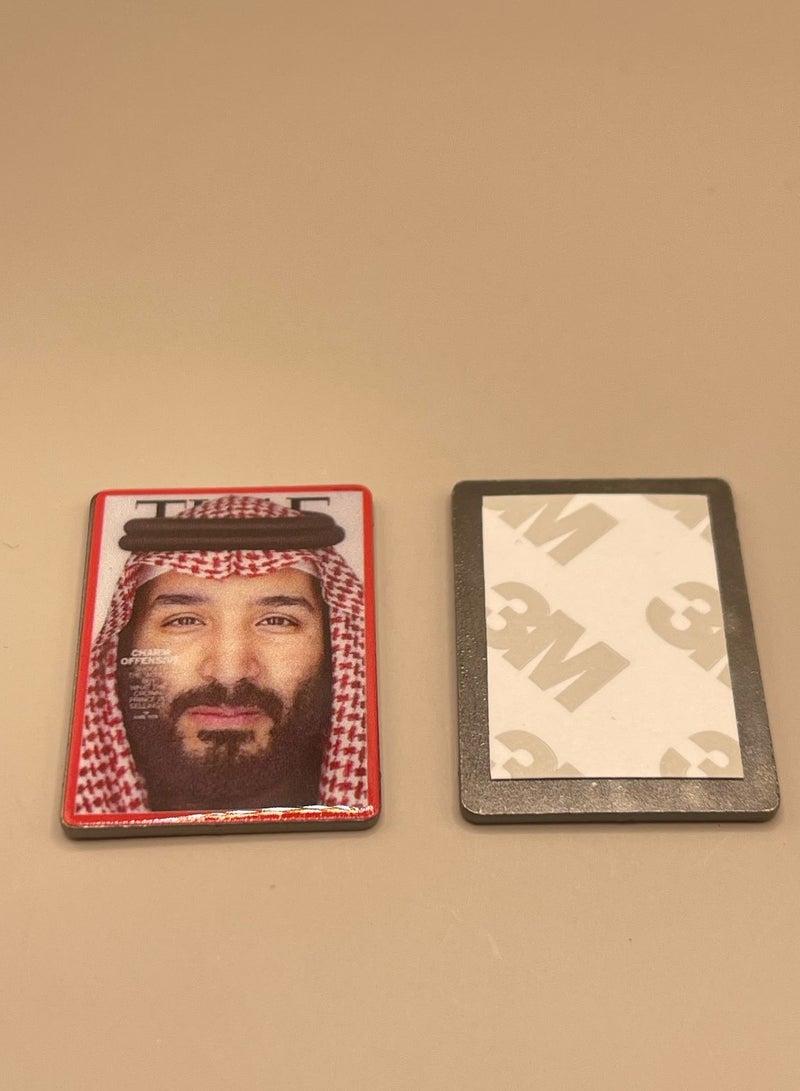 Metal Sticker – Crown Prince Mohammed bin Salman Design  - Image 1