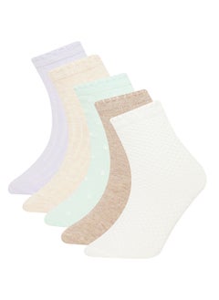 DeFacto BabyGirl High Cut  Socks - 5 Pieces  - Image 1