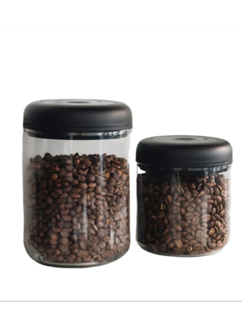 FELLOW - Atmos Vacuum Canister for Storing Coffee Beans, Airtight with Vacuum Pump in Lid, Clear - 0.7L - Image 1