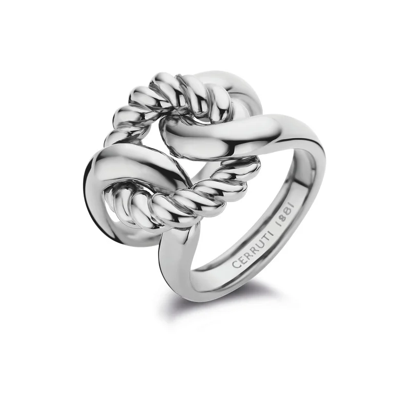 CERRUTI 1881 Chiara Stainless Steel Finger Ring For Women