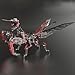 Metalkitor 3D Metal Puzzles for Adults Giant Mantis Model Kit Steampunk DIY Ornament Assembly Jigsaw Crafts Brain Teaser Perfect Room Decor and Gift Choice1200PCS Black Red Black Red - Image 4