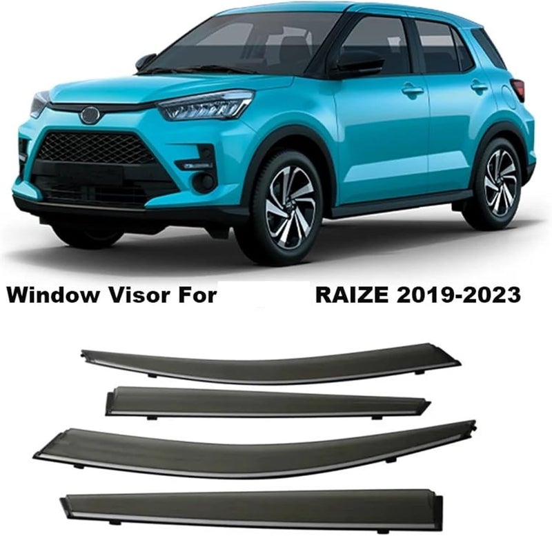 Wivplex Weathershields for Toyota Raize 2019-2023 - Image 2