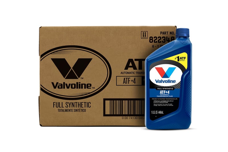 Valvoline ATF +4 Full Synthetic Automatic Transmission Fluid 1 QT, Case of 6 - Image 1