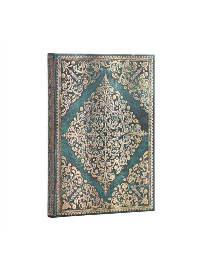 Oceania Diamond Rosette Midi Lined Hardcover Journal - Hardback