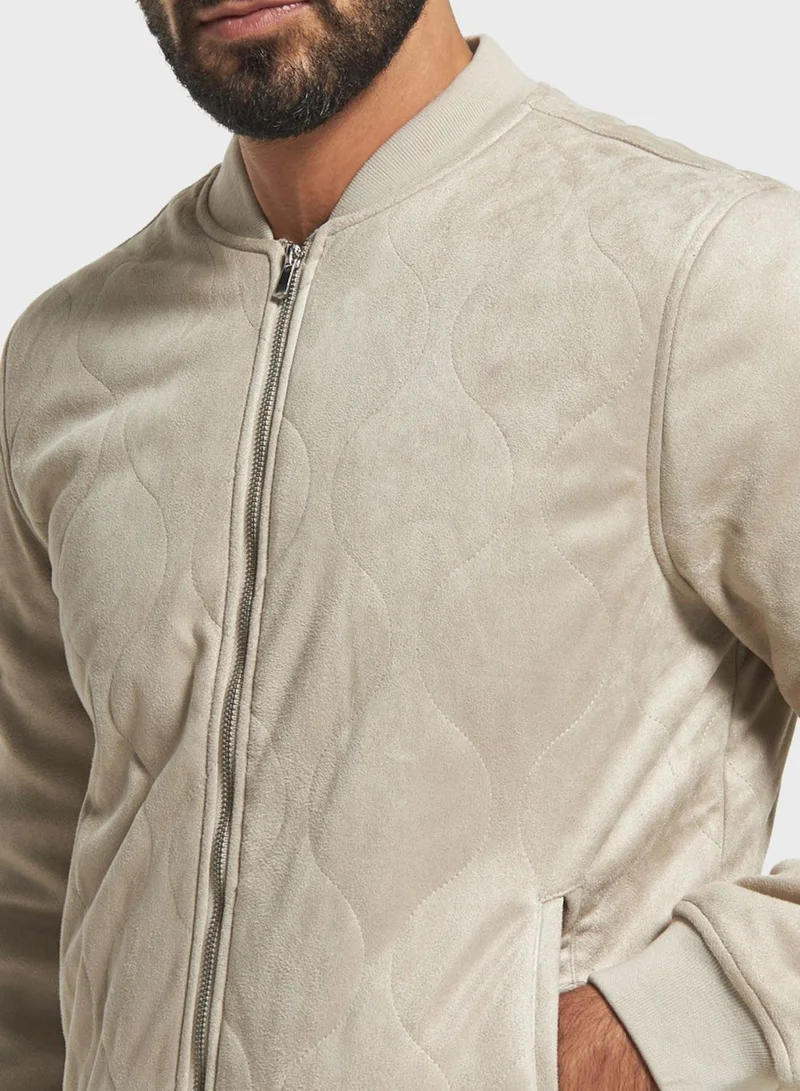 Iconic Mandarin Quilted Jacket