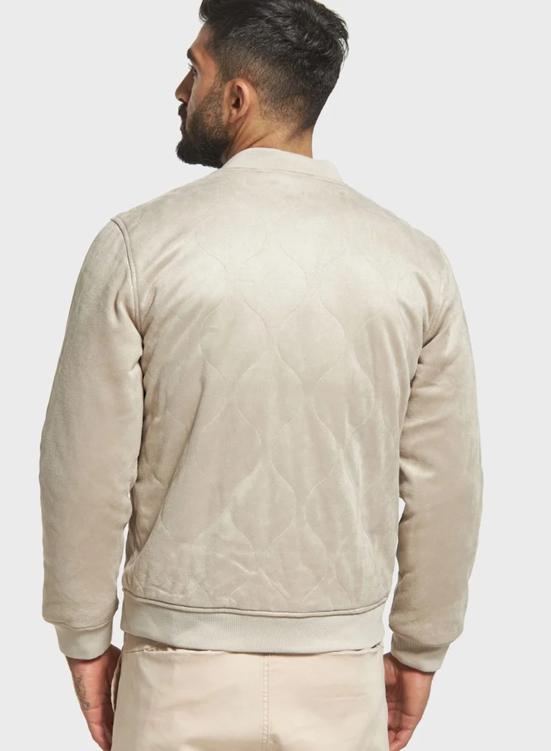 Iconic Mandarin Quilted Jacket