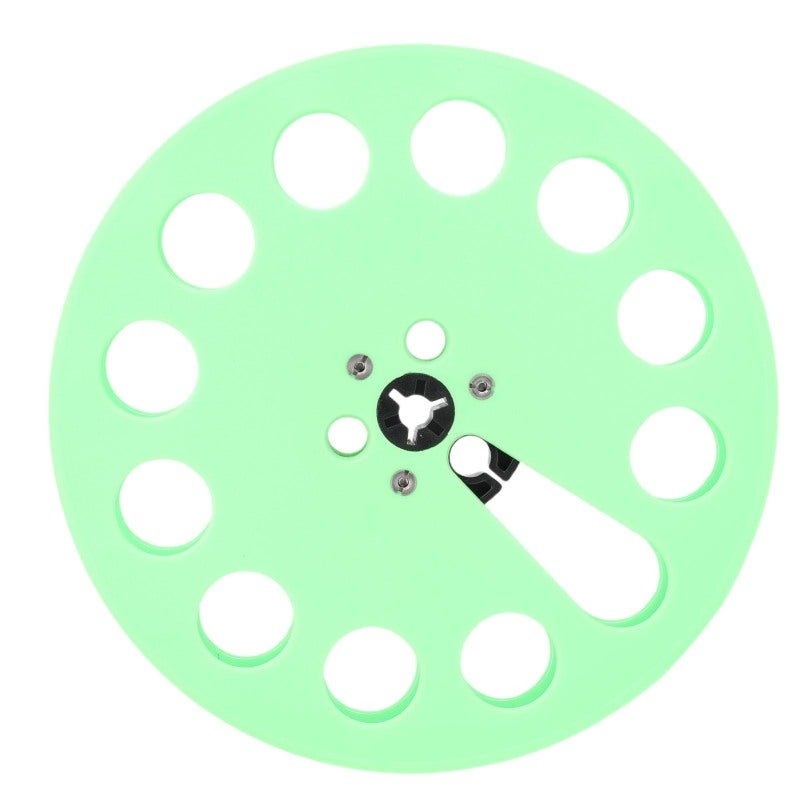 1/4 Inch 7 Inch Green Empty Tape Reel - 12 NAB Flange Holes For Strength Smooth Airflow Tape Reel Replacement for Analog Recording Enthusiasts Studio Engineers Reel To Reel Tape Decks - Image 5