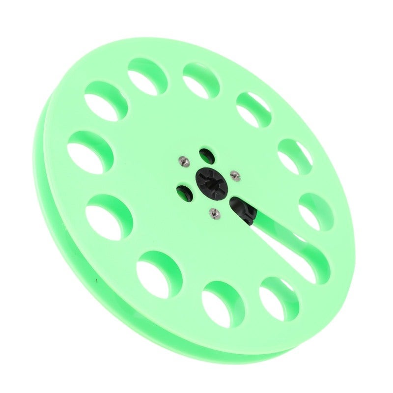1/4 Inch 7 Inch Green Empty Tape Reel - 12 NAB Flange Holes For Strength Smooth Airflow Tape Reel Replacement for Analog Recording Enthusiasts Studio Engineers Reel To Reel Tape Decks - Image 3
