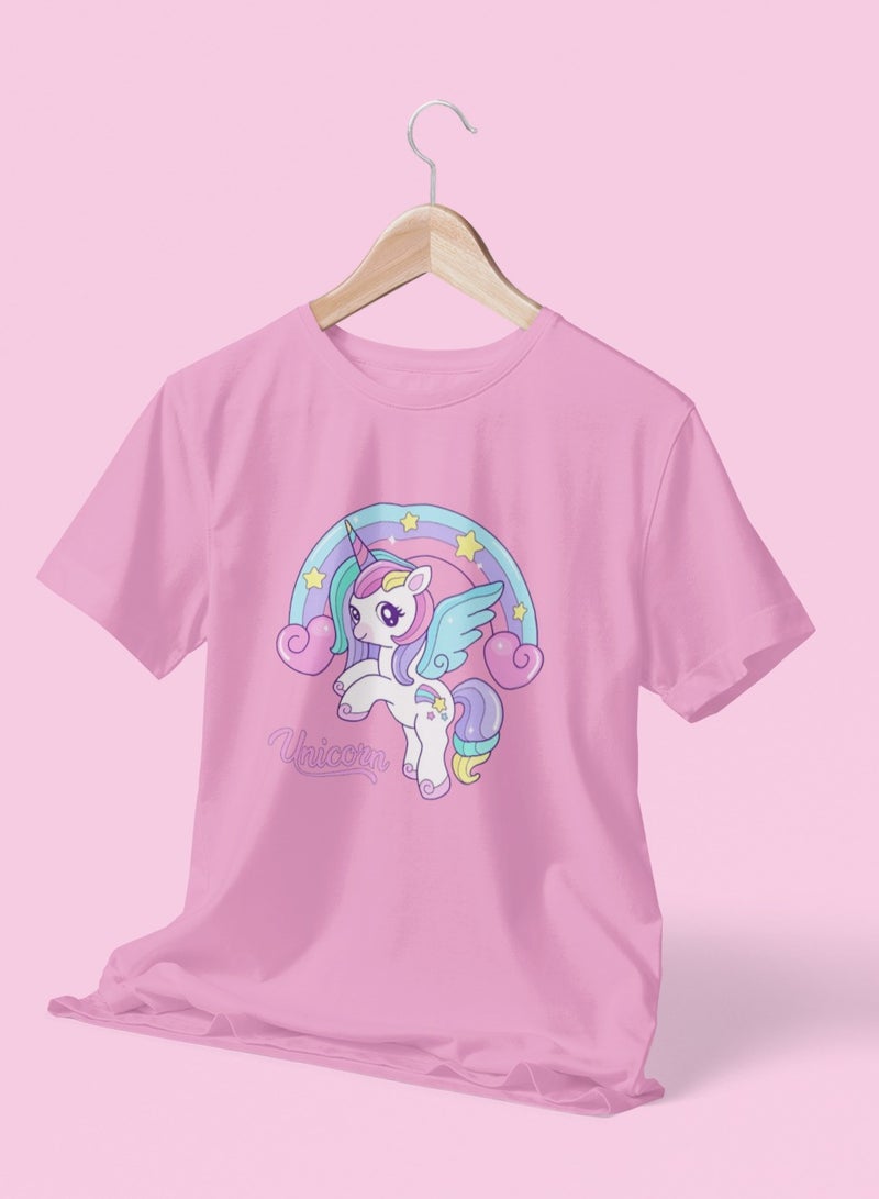 ZOOM Soft Cotton Unicorn T-Shirt for Toddlers and Kids