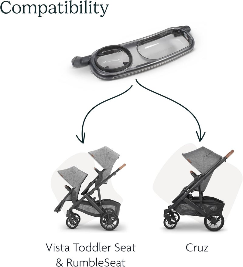 UPPAbaby Snack Tray For Vista, Vista V2, Cruz, Cruz V2, Rumbleseat, And Rumbleseat V2, Black - Image 5