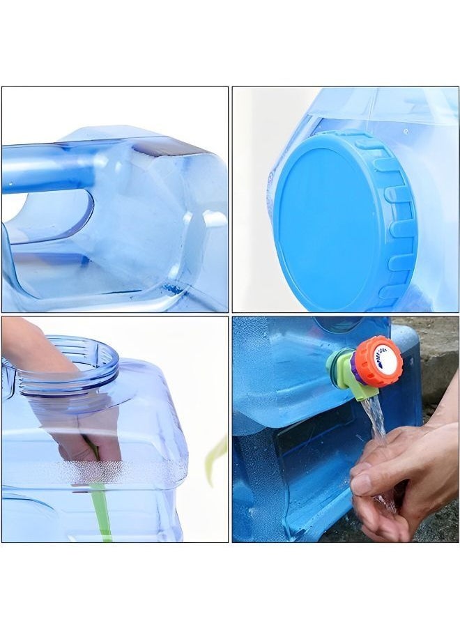 Generic - 5L Water Bucket Portable Camping Water Container With Tap Non-toxic And Large Capacity - Image 1