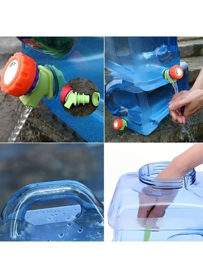 Generic - 5L Water Bucket Portable Camping Water Container With Tap Non-toxic And Large Capacity - Image 1
