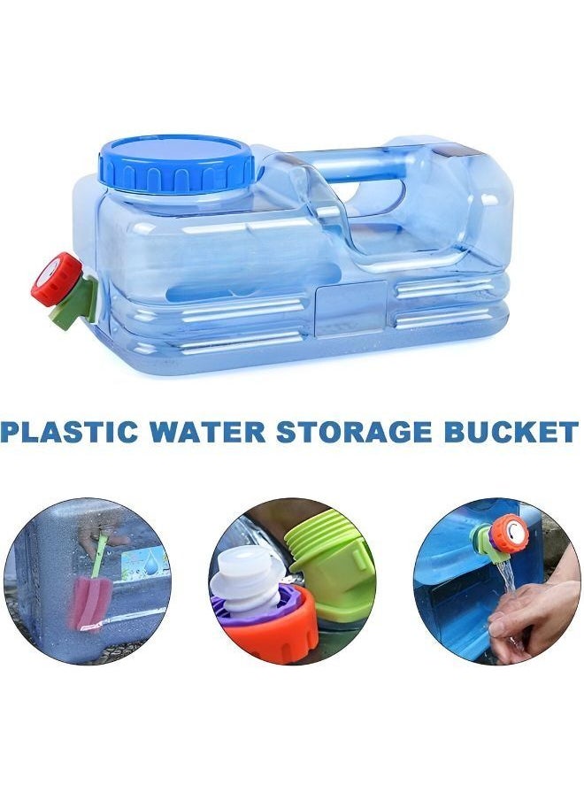 Generic - 5L Water Bucket Portable Camping Water Container With Tap Non-toxic And Large Capacity - Image 1