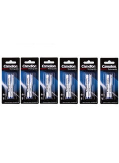Camelion 6 PIECES AA Rechargeable Lithium-Ion Battery 2600mAh ICR18650F-26 Flatbed Flatbed for Cameras, Toys, Flashlights, Industrial Devices and More 3.7V  - Image 1