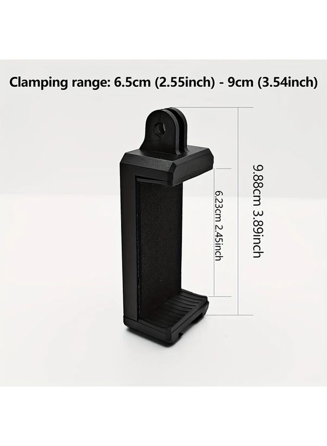 Vertical Rail Attachment With 20mm Picatinny Adapter For Action Cameras And Smartphone Clip Black - Image 5